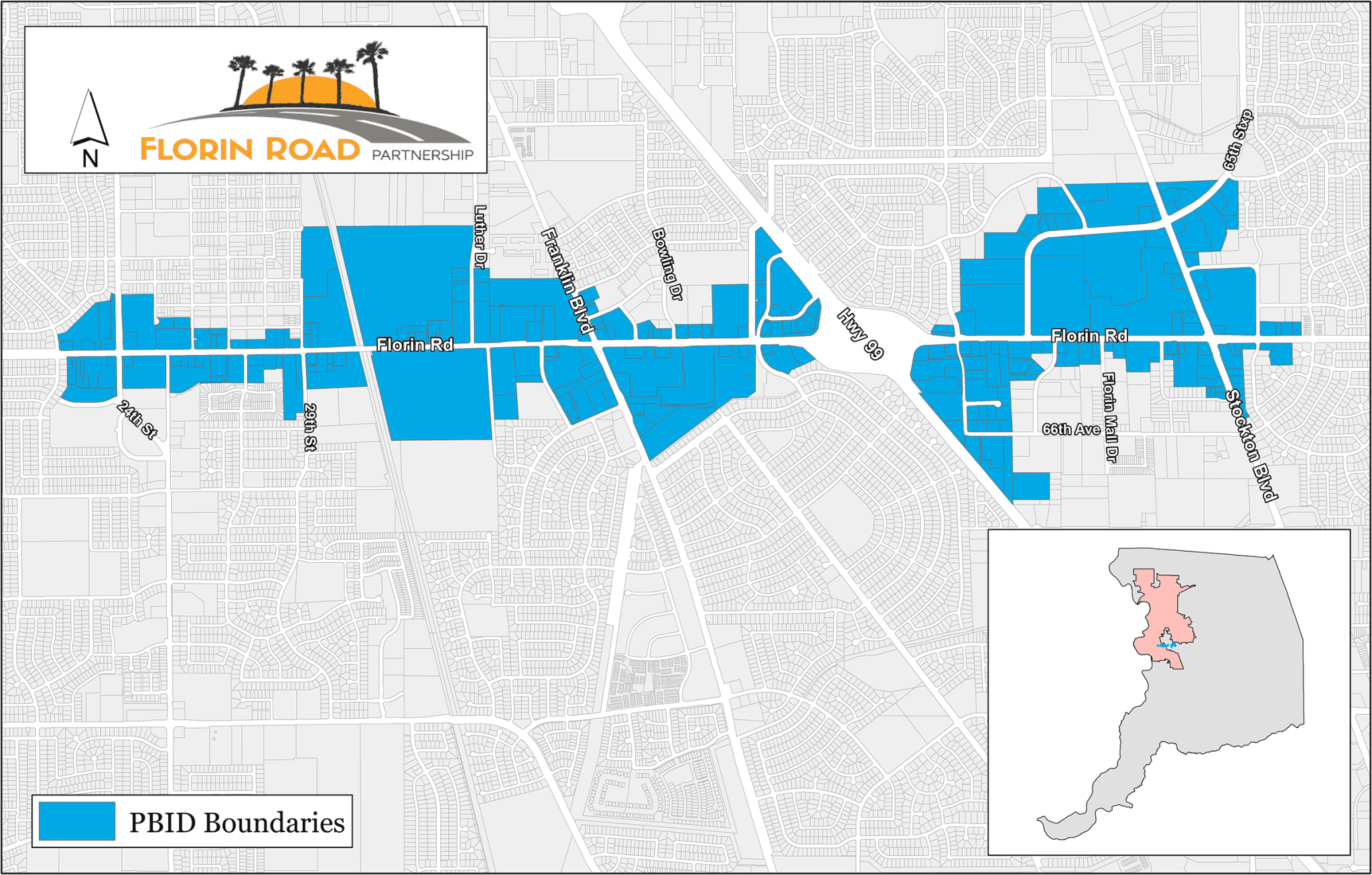 map of florin road